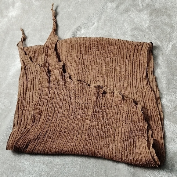 Bathing Suit Wrap Tan/Brown Skirt - Picture 5 of 6